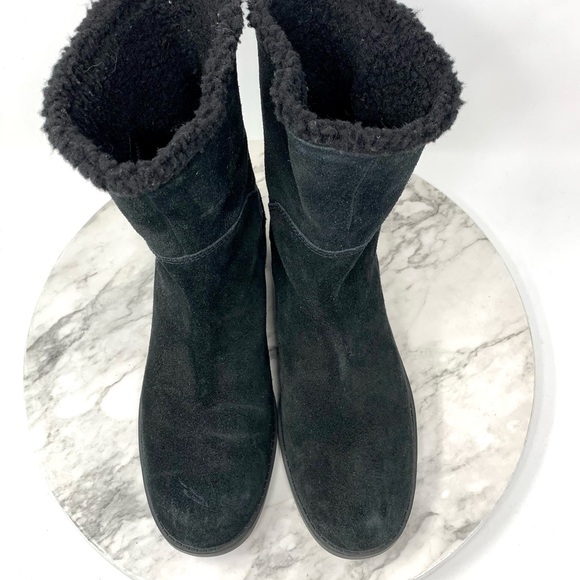 Cole Haan Grand OS Quiana Waterproof Suede Boots 9 Classic Preppy Winter Sporty - Picture 6 of 16